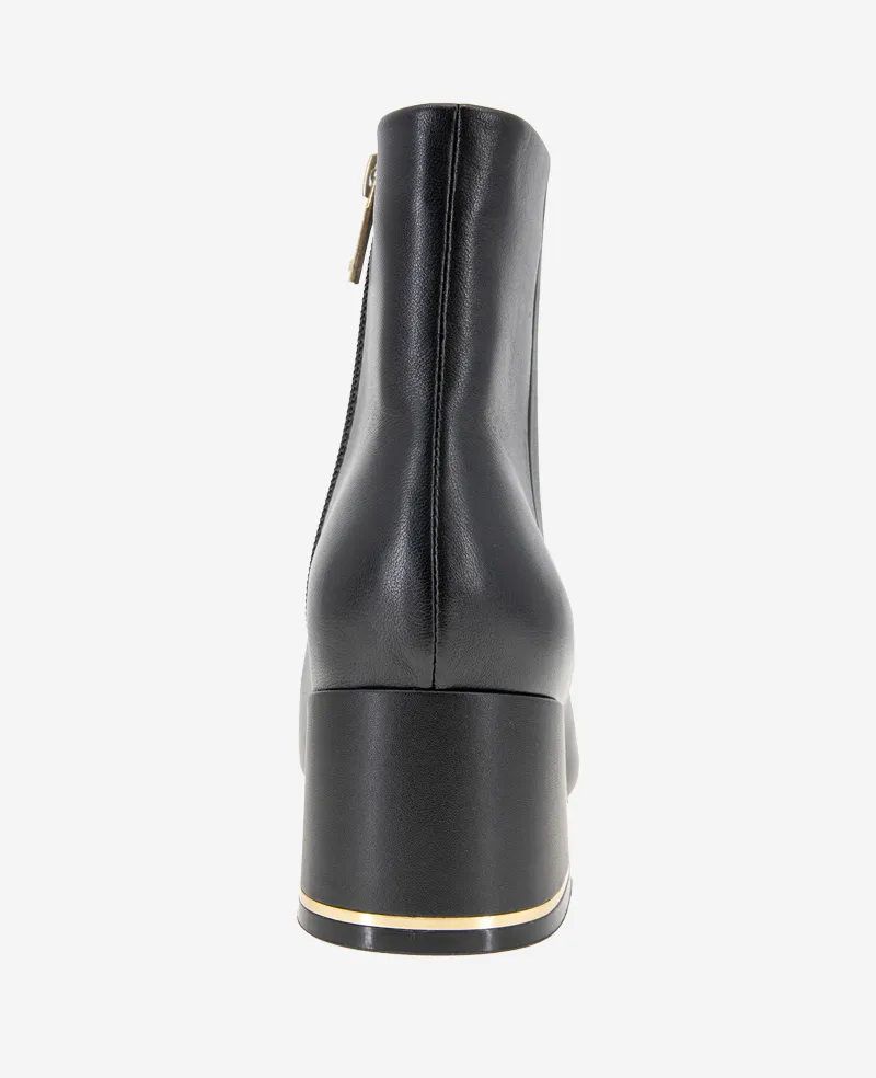 Alec Leather Bootie