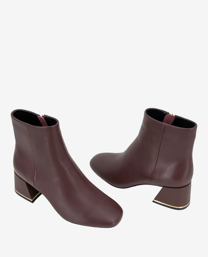 Alec Leather Bootie