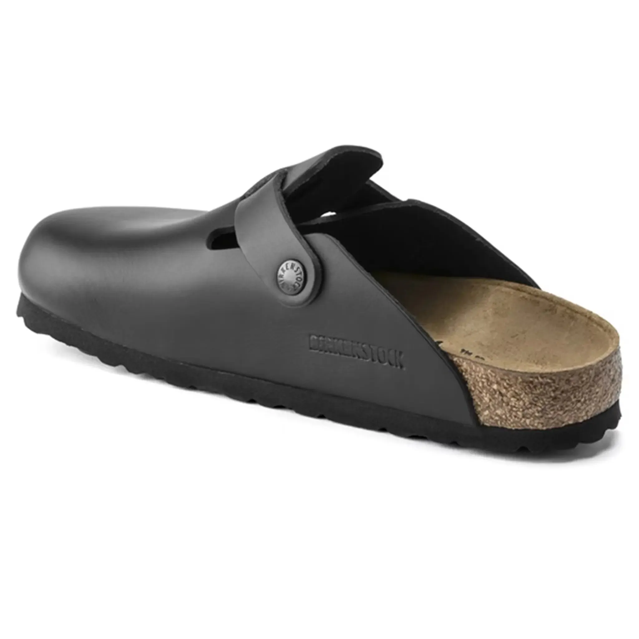 Birkenstock Boston Leather Sandals Black