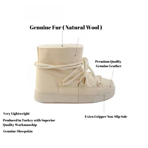 Cool Moon Special Collection Women's Boot - SCB-355085 Off White