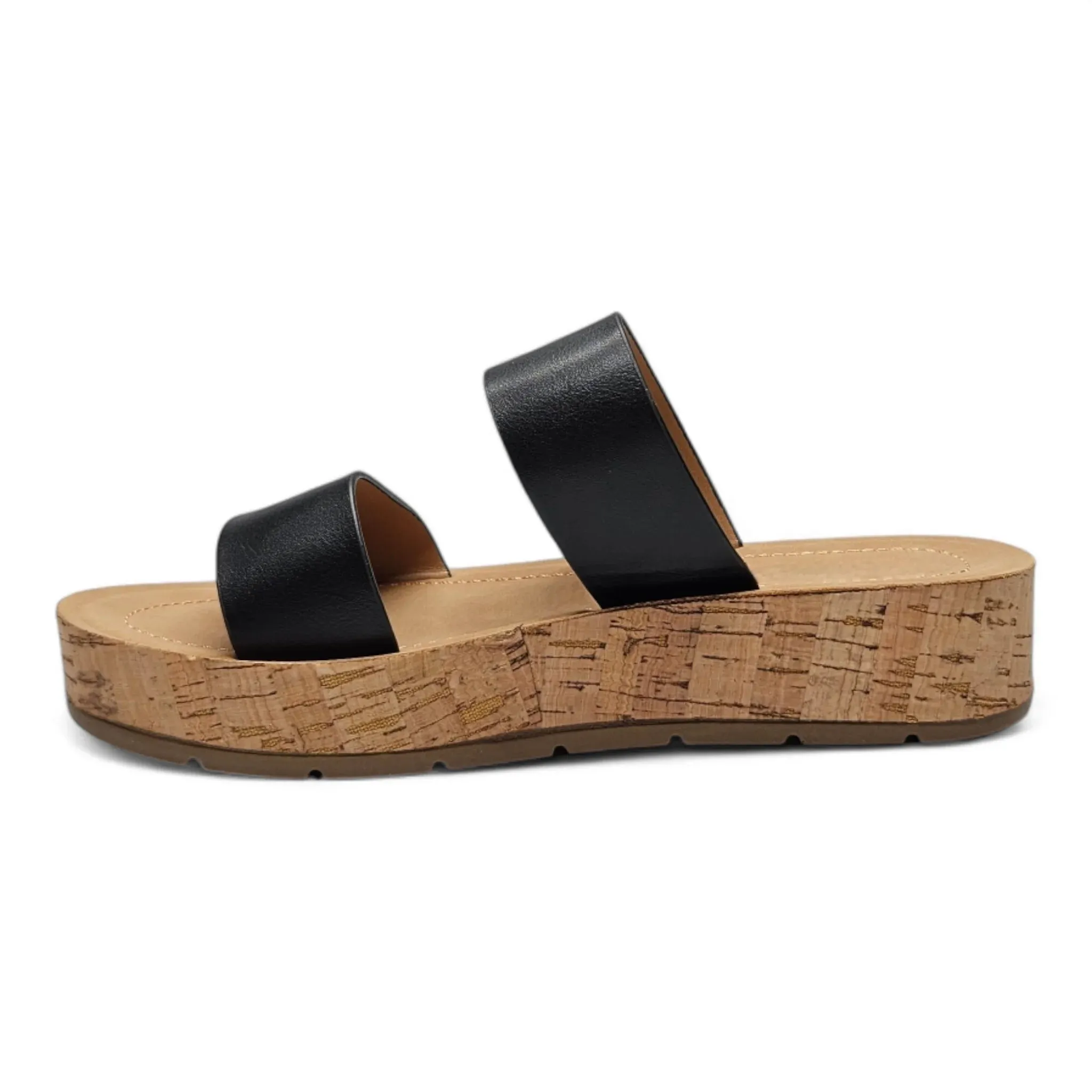Double Band Platform Whisper Sandal