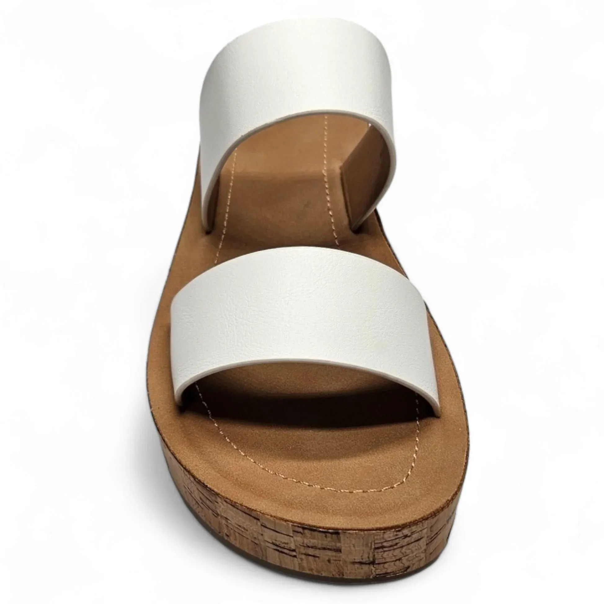 Double Band Platform Whisper Sandal