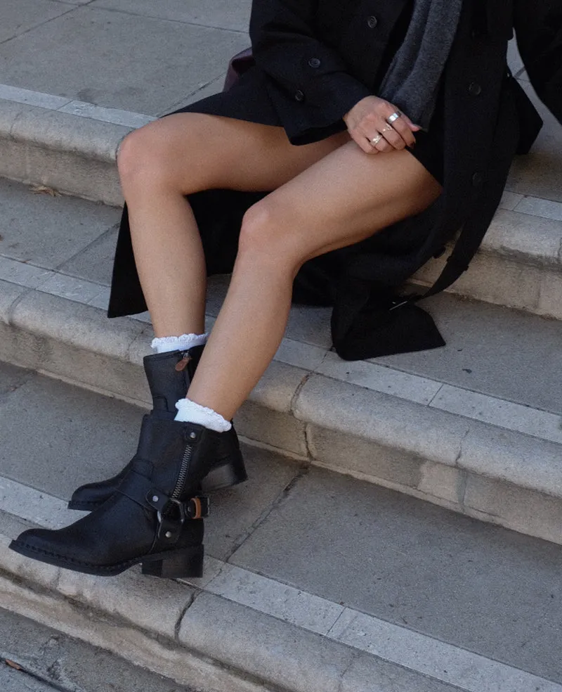 GENTLE SOULS - Barker Leather Moto Boot