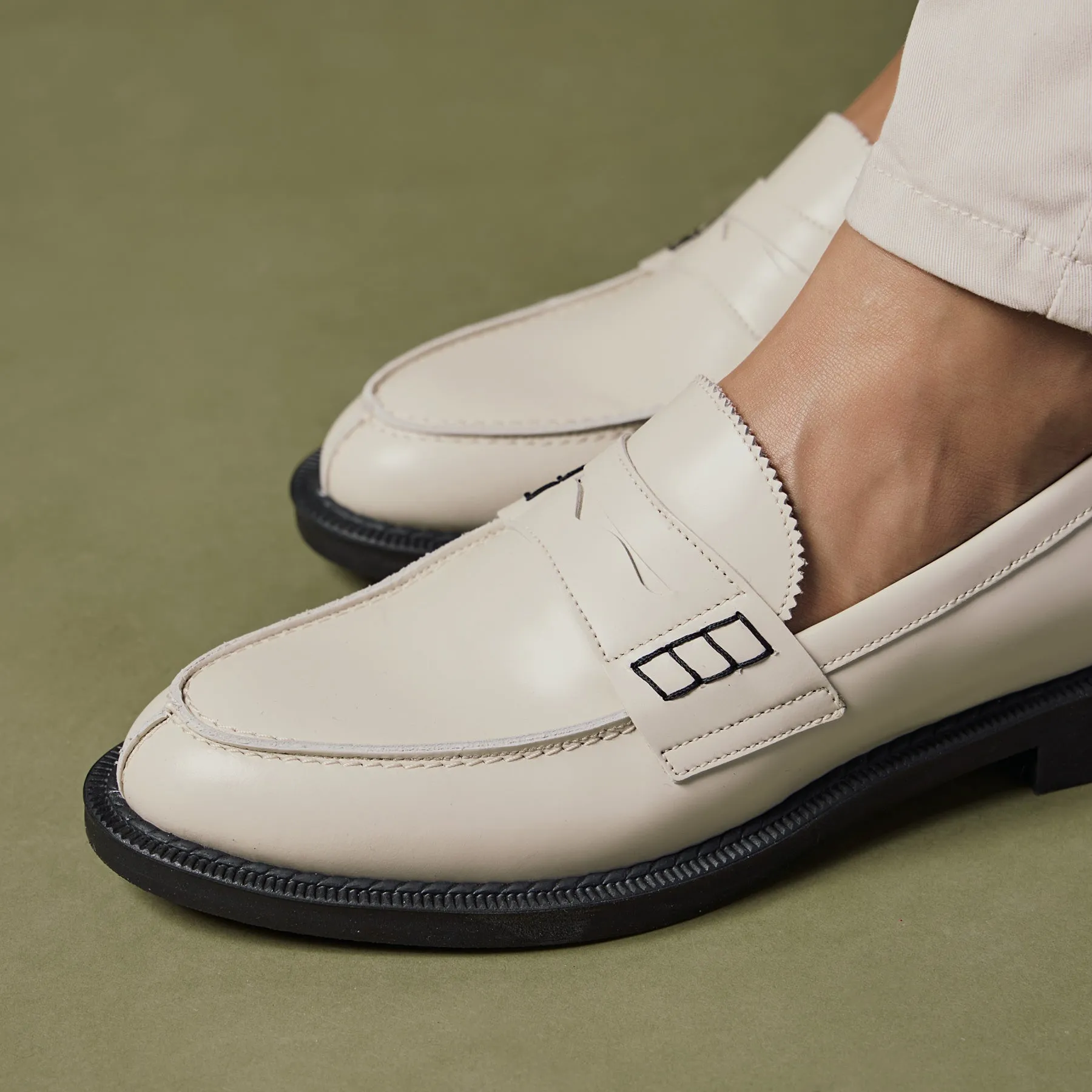 Loafers Androgynous - Ivory