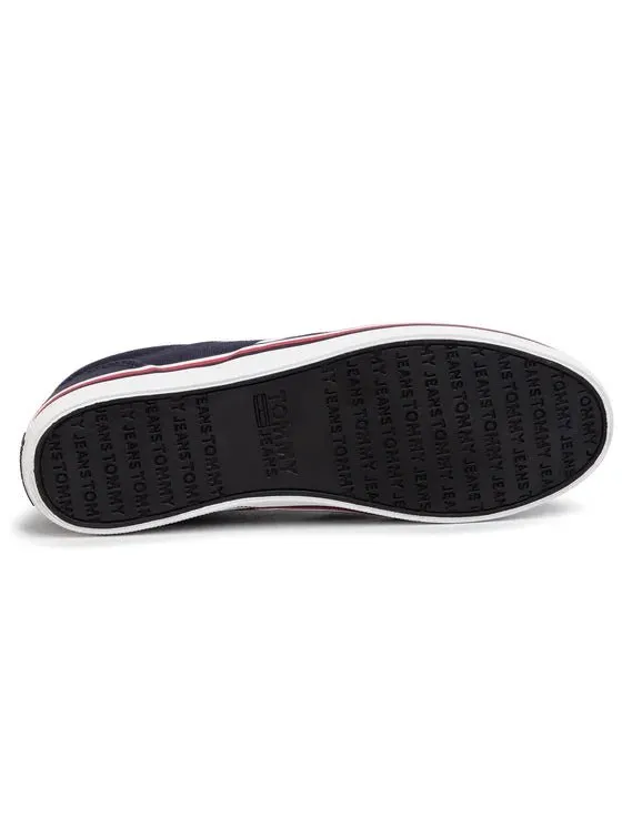 TOMMY JEANS Fabric Sneakers Essential Slip On Sneaker