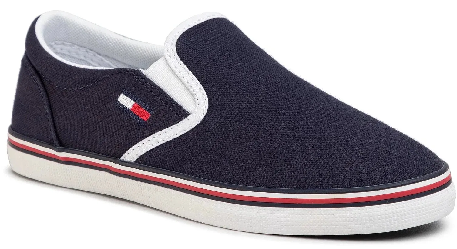 TOMMY JEANS Fabric Sneakers Essential Slip On Sneaker