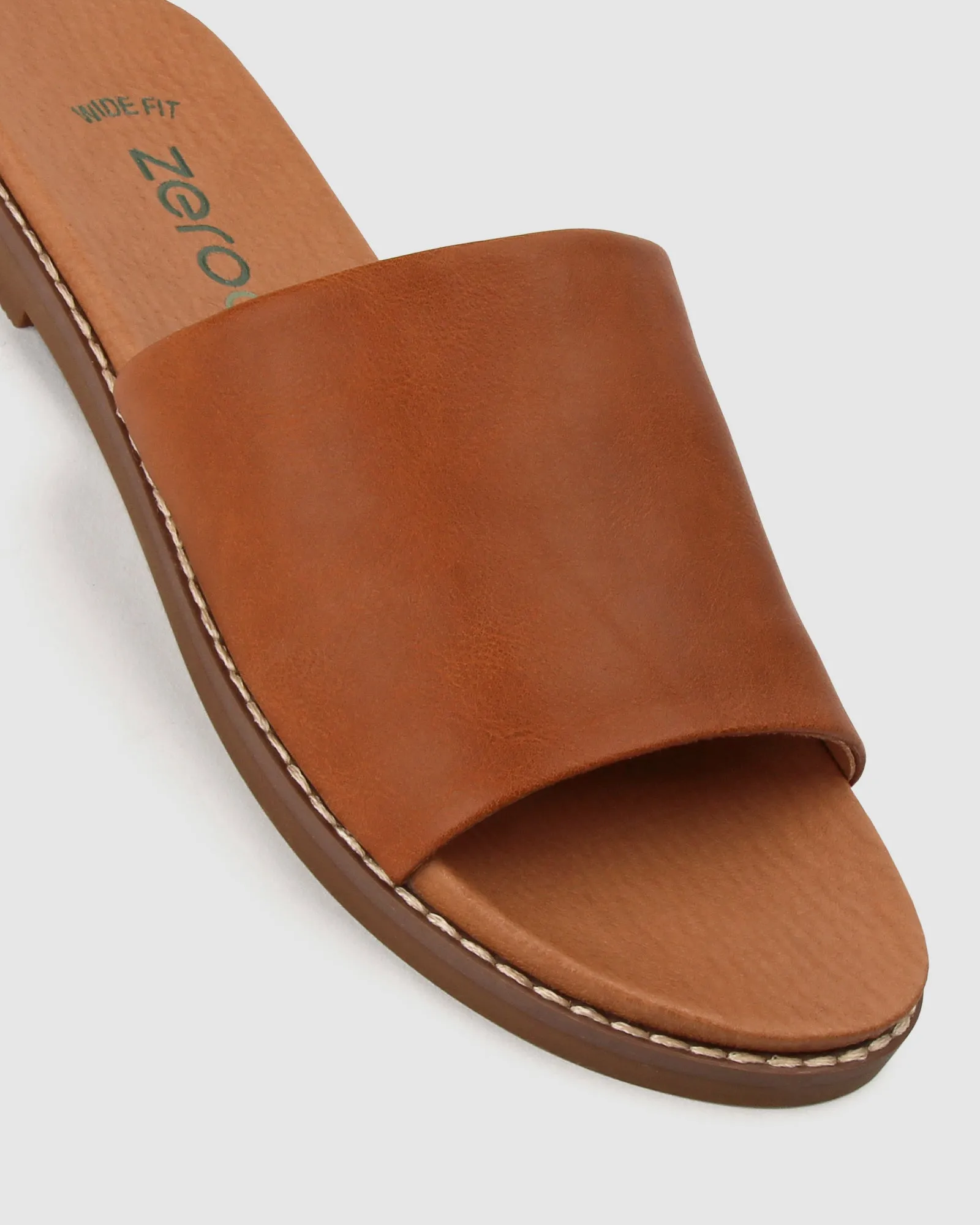 Wider Fit AMINA Vegan Slides